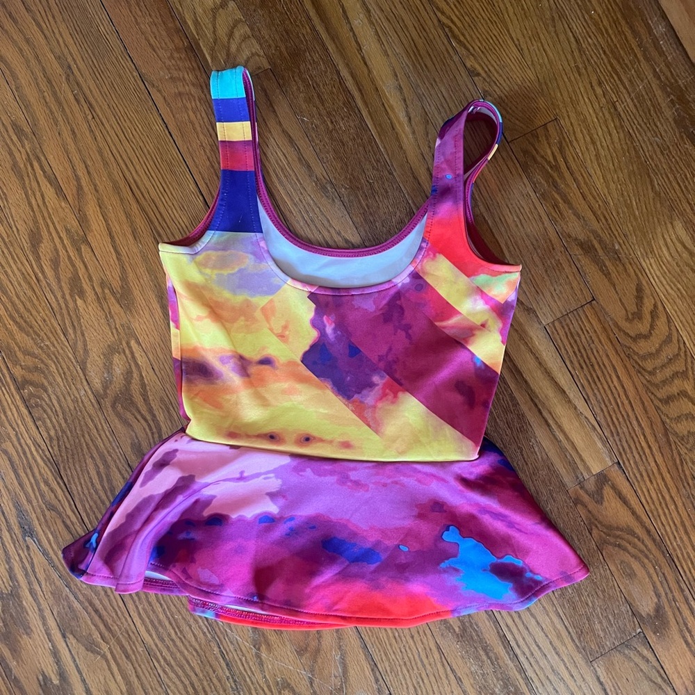 Colorful Bebe Women's Peplum Top